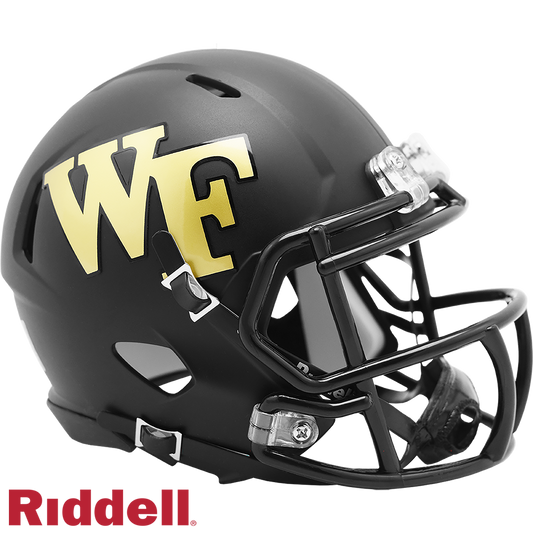 Wake Forest Demon Deacons Black Mini Football Helmet #8054133