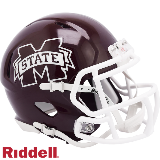 Mississippi State Bulldogs Primary Speed Mini Football Helmet