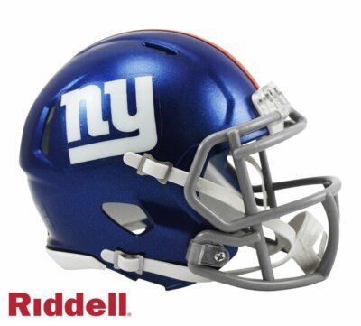 New York Giants Primary Speed Mini Football Helmet