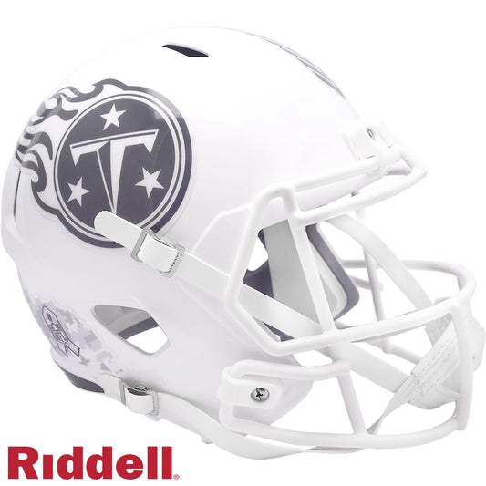 Tennessee Titans 2024 Salute to Service Riddell Speed Authentic Football Helmet