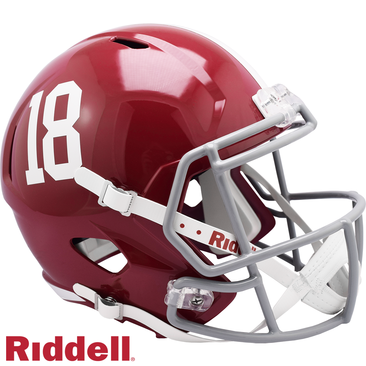 Alabama #18 Crimson Tide Speed Replica F/S Football Helmet