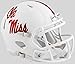 Mississippi Rebels White Speed Mini Football Helmet
