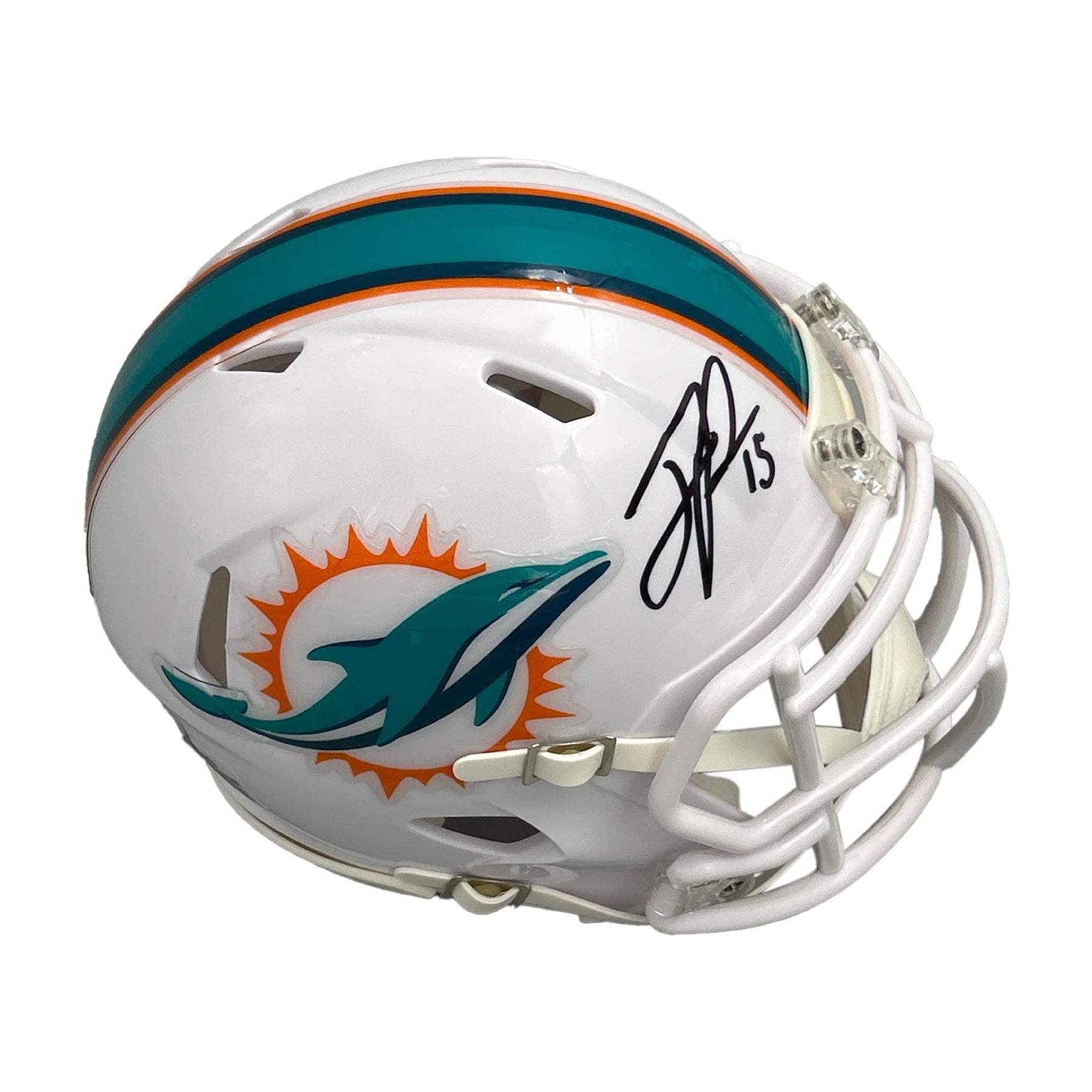 Jalen Phillips Signed Authentic Miami Dolphins Mini Helmet NFL 