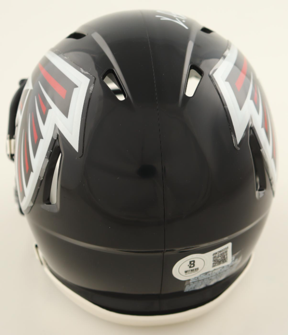 Kyle Pitts Signed Atlanta Falcons Speed Mini Helmet - Beckett