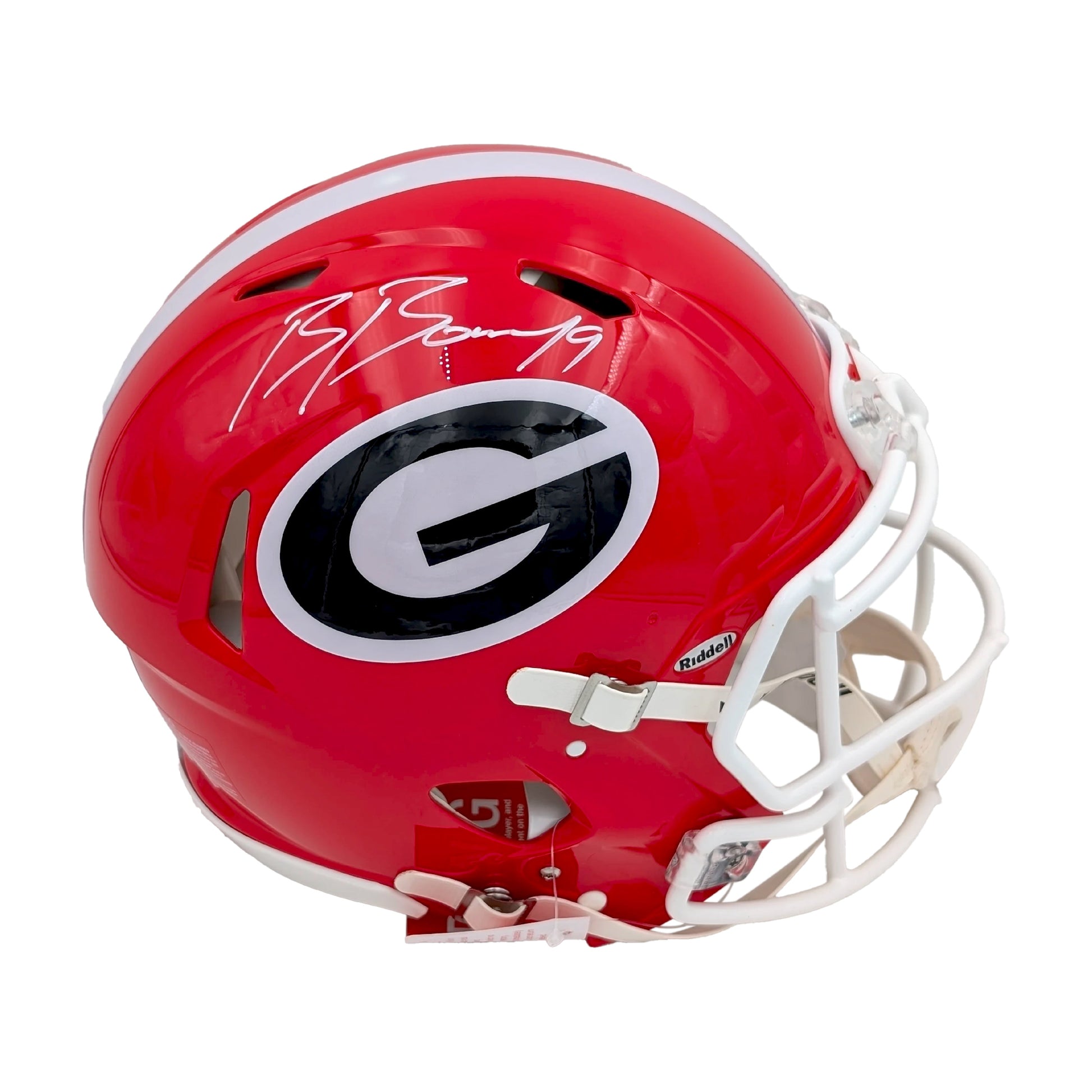 Brock Bowers Signed Georgia Bulldogs Full Size Authentic Helmet