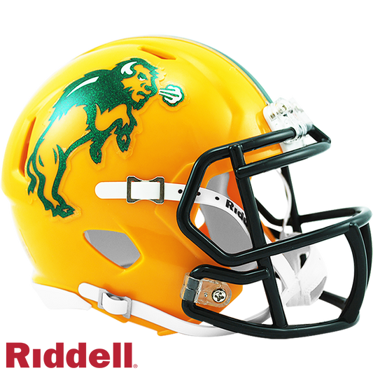 North Dakota State Bison Primary Speed Mini Football Helmet