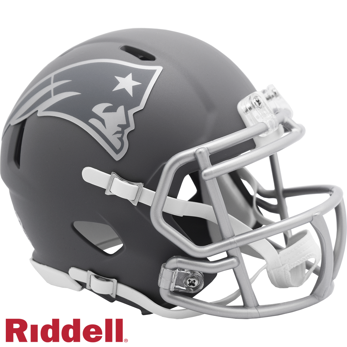 New England Patriots Slate Speed Mini Football Helmet