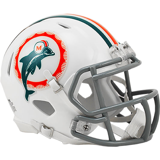 Miami Dolphins T/B(1972) Speed Mini Football Helmet