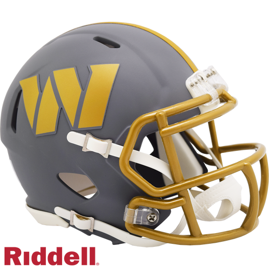 Washington Commanders Slate Speed Mini Football Helmet