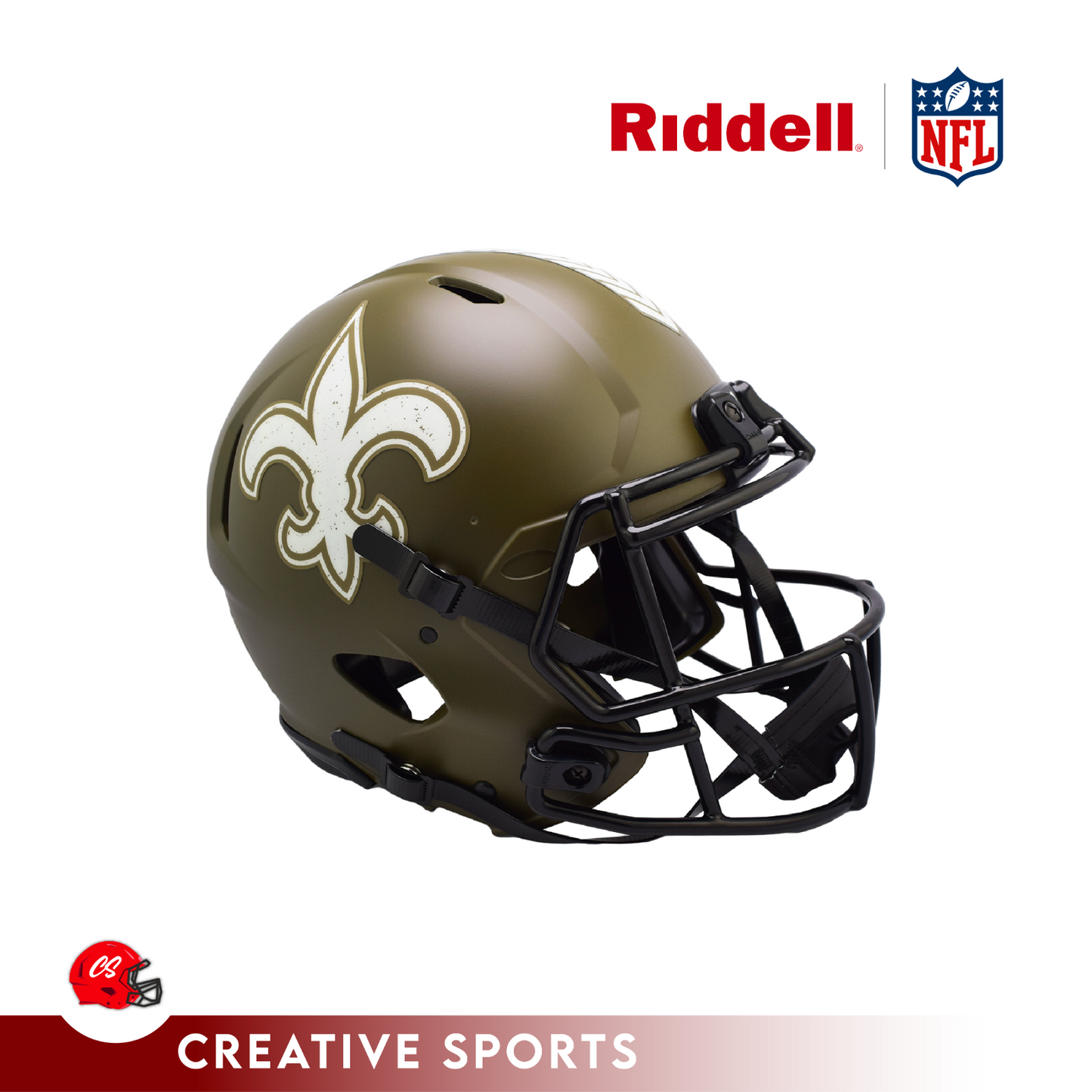 New Orleans Saints STS22 Speed F/S Authentic Football Helmet