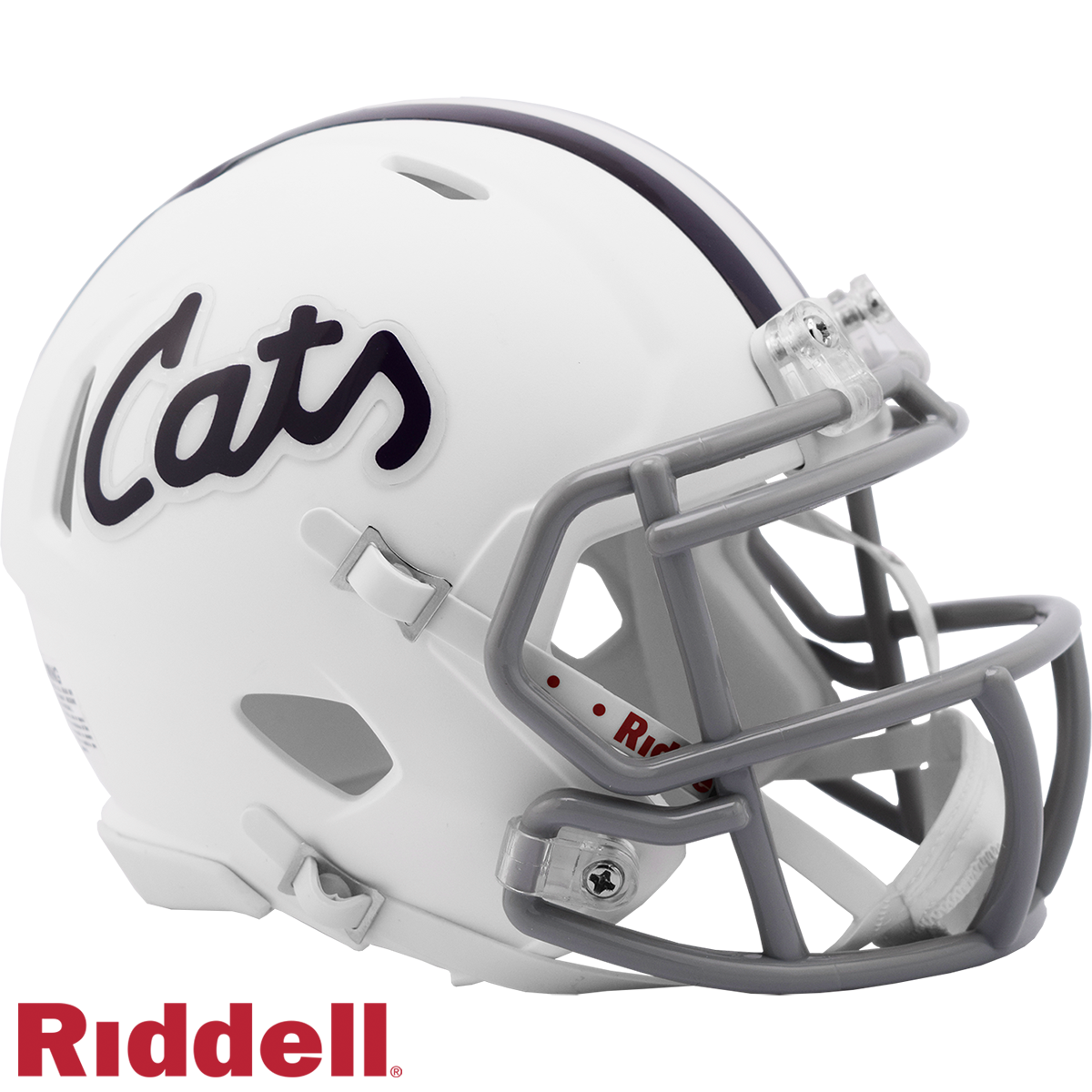 Kansas State (Wildcats) Flat White Mini Replica Football Helmet # 8056337