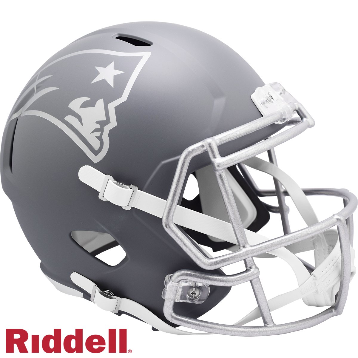 New England Patriots SLATE Full Size Replica Football Helmet