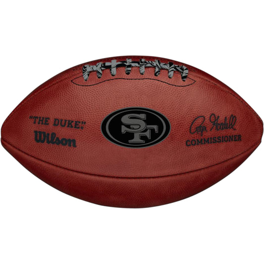 San Francisco 49ers Metallic Duke Football