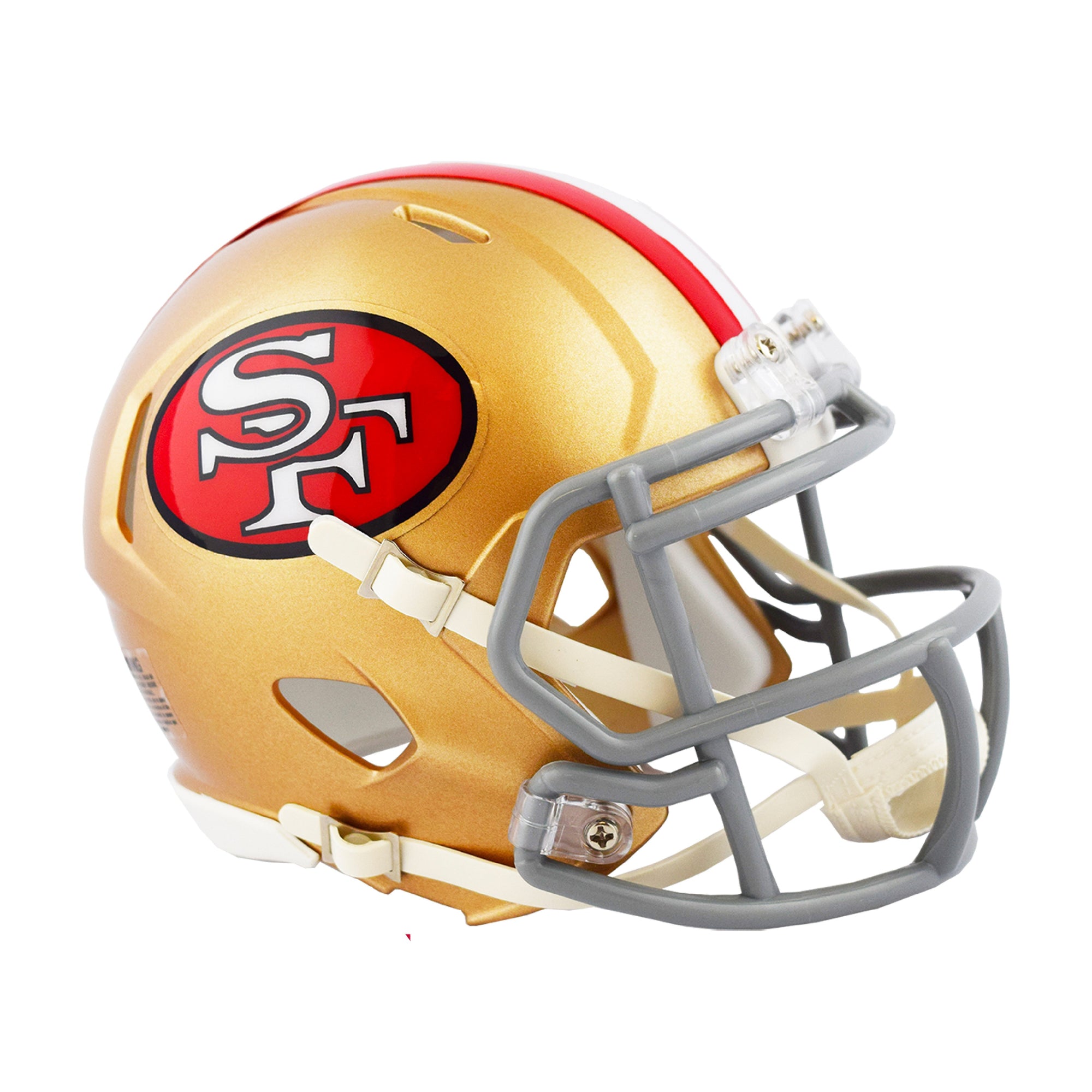 San Francisco 49ers 1964-1995 Throwback Riddell Speed Mini Football Helmet