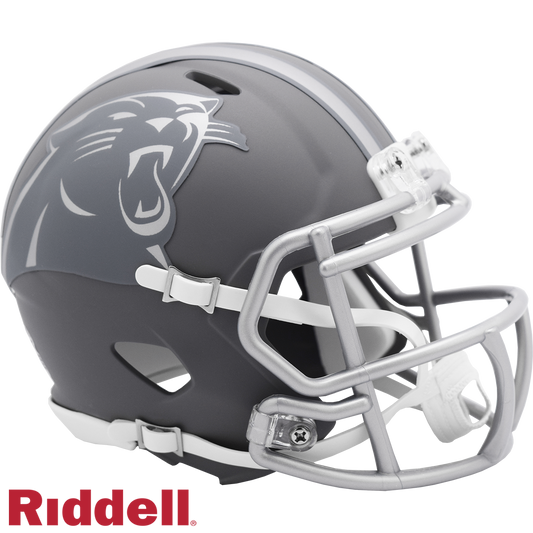 Carolina Panthers Slate Speed Mini Football Helmet