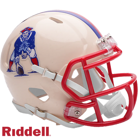 New England Patriots Retro Speed Mini Football Helmet
