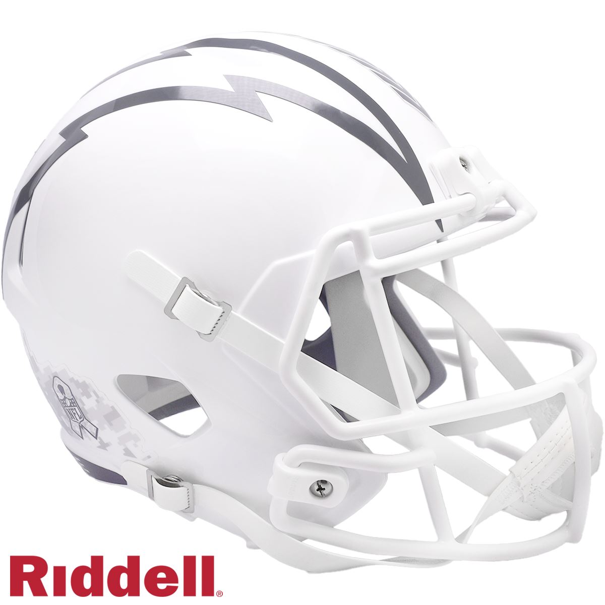 Los Angeles Chargers 2024 Salute to Service Riddell Speed Replica Football Helmet