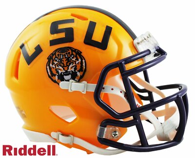 LSU Tigers Primary Speed Mini Football Helmet