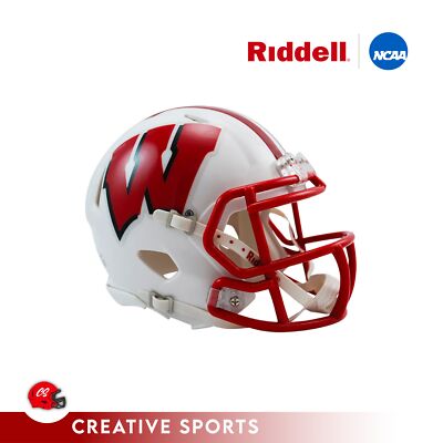 Wisconsin Badgers Primary Speed Mini Football Helmet