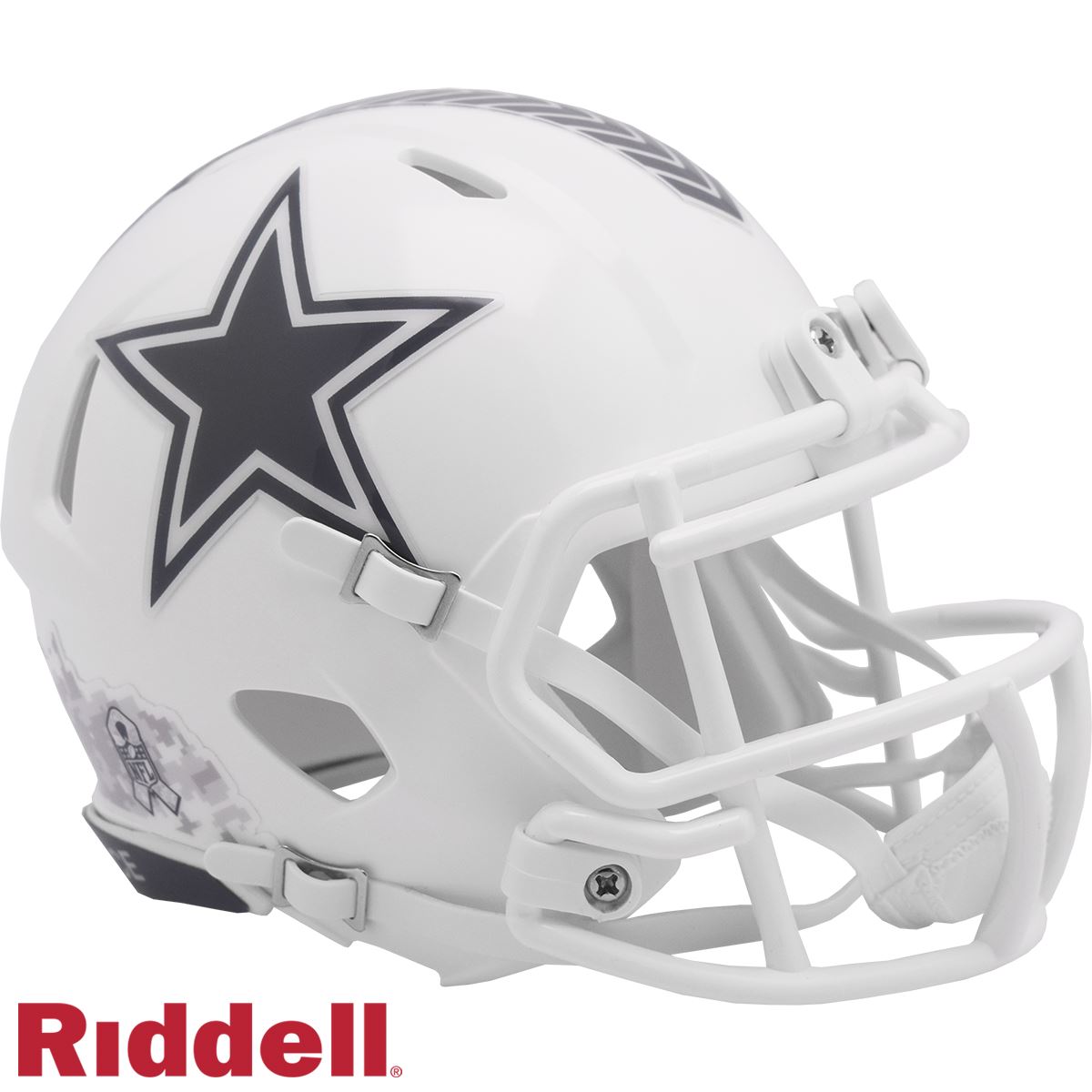 Dallas Cowboys 2024 Salute to Service Riddell Speed Mini Football Helmet