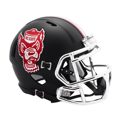 North Carolina State Black Howl Mini Football Helmet