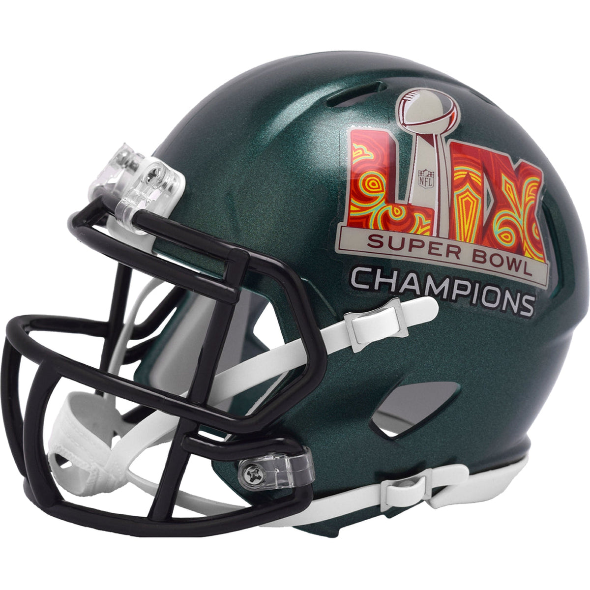 Philadelphia Eagles 2025 Champs Speed Mini Football Helmet