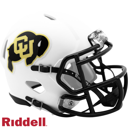 Colorado Buffaloes White Mini Football Helmet