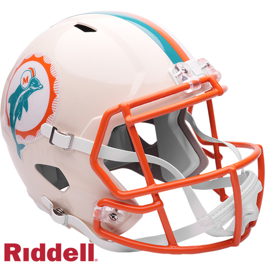 Miami Dolphins Retro Speed F/S Replica Football Helmet