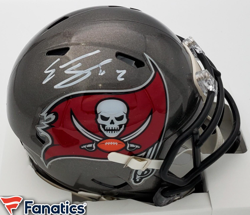 Emeka Egbuka Signed Bucs Speed Mini Football Helmet - Fanatics