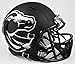 Boise State Broncos Matte Black Mini Football Helmet