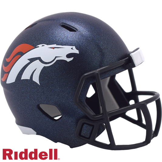 Denver Broncos Speed Pocket Pro Football Helmet
