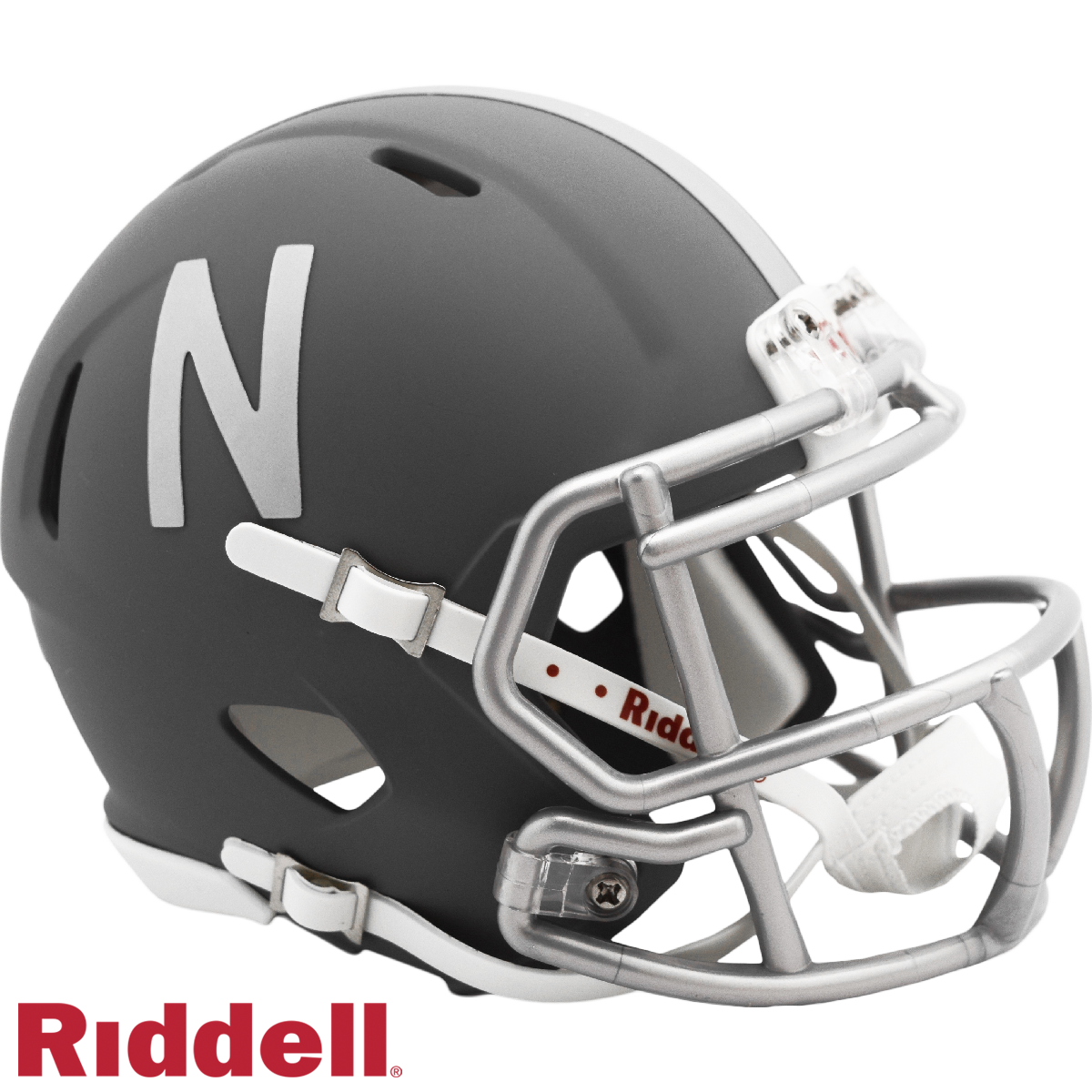 Nebraska Slate Mini Football Helmet #8058854