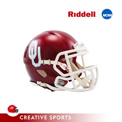 Oklahoma Sooners Primary Speed Mini Football Helmet
