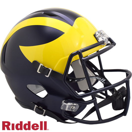 Michigan Wolverines Primary Speed F/S Replica Football Helmet