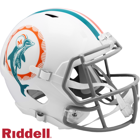 Miami Dolphins Tribute Speed F/S Replica Football Helmet