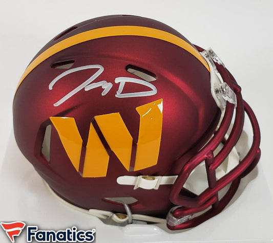 Jayden Daniels Autographed Washington Commanders Speed Mini Helmet (FAN)