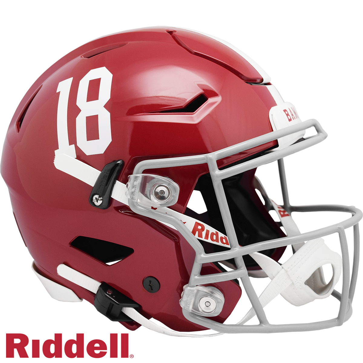 Alabama #18 Crimson Tide Primary F/S SpeedFlex Football Helmet