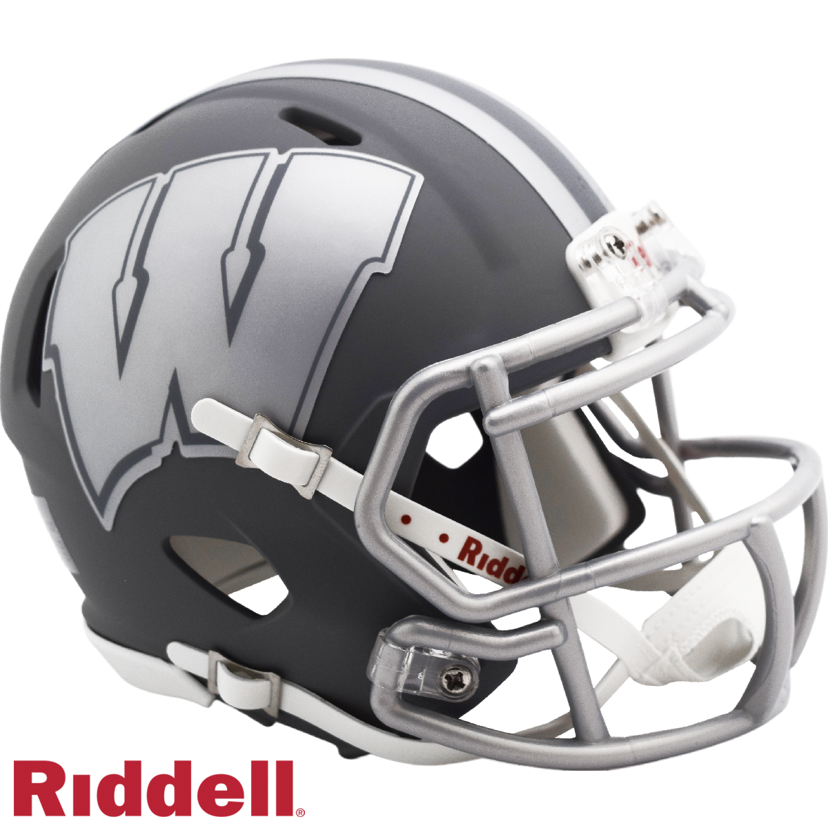 Wisconsin Slate Mini Football Helmet #8058857