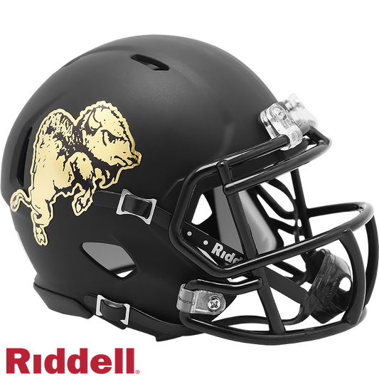 Colorado Buffaloes Matte Black Speed Mini Football Helmet