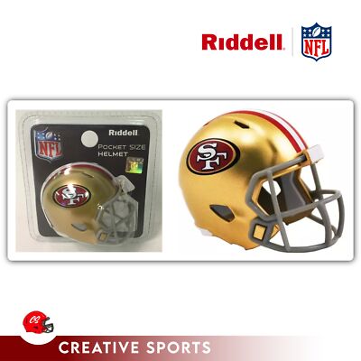 San Francisco 49ers Speed Pocket Pro Football Helmet