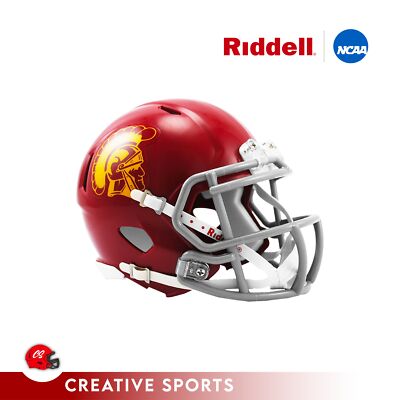 USC Trojans Primary Speed Mini Football Helmet