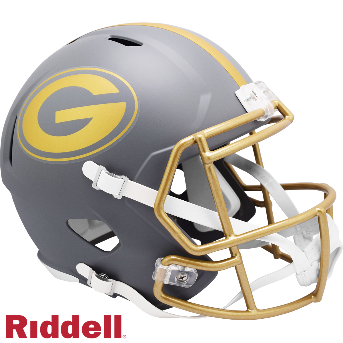 Green Bay Packers Slate Speed F/S Replica Football Helmet