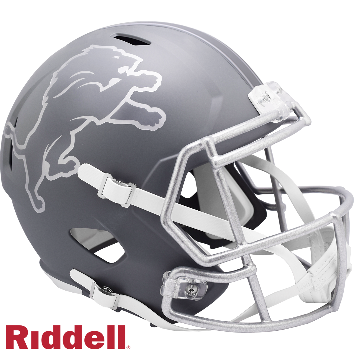Detroit Lions SLATE Full Size Replica Football Helmet