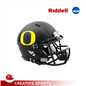 Oregon Ducks Matte Black Mini Football Helmet-#8053219