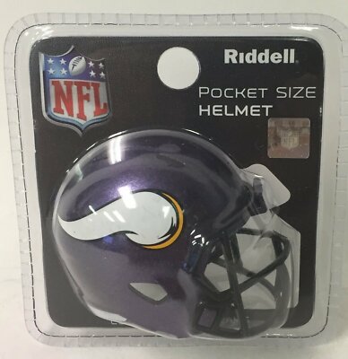 Vikings Speed Pocket Pro Football Helmet-#8045085