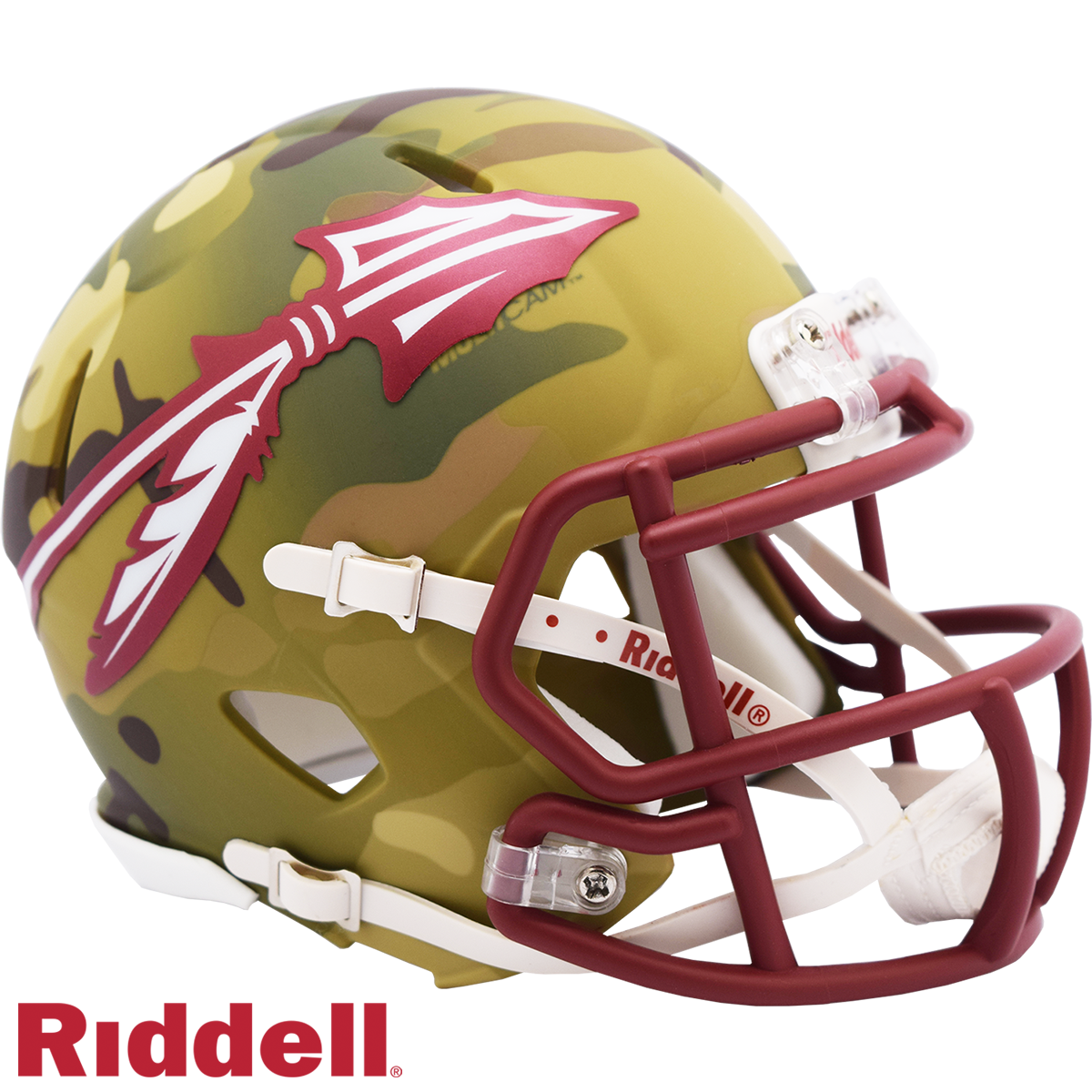 Florida St. Seminoles Camo Mini Football Helmet #8056400