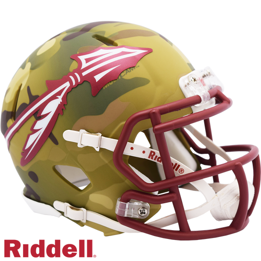 Florida St. Seminoles Camo Mini Football Helmet