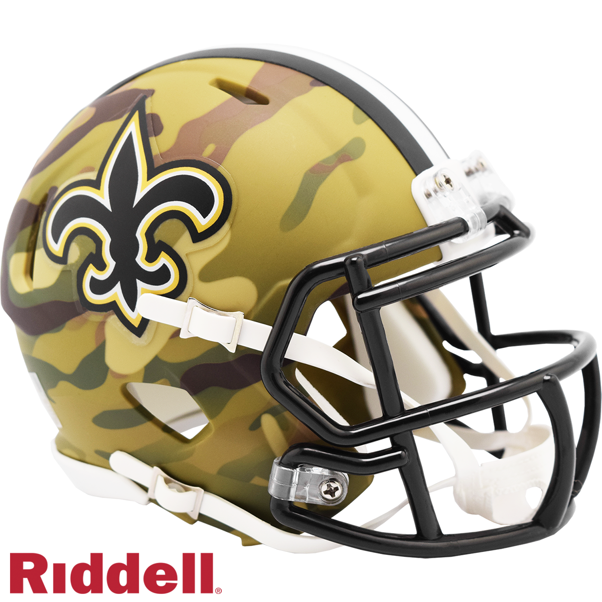New Orleans Saints Camo Speed Mini Football Helmet