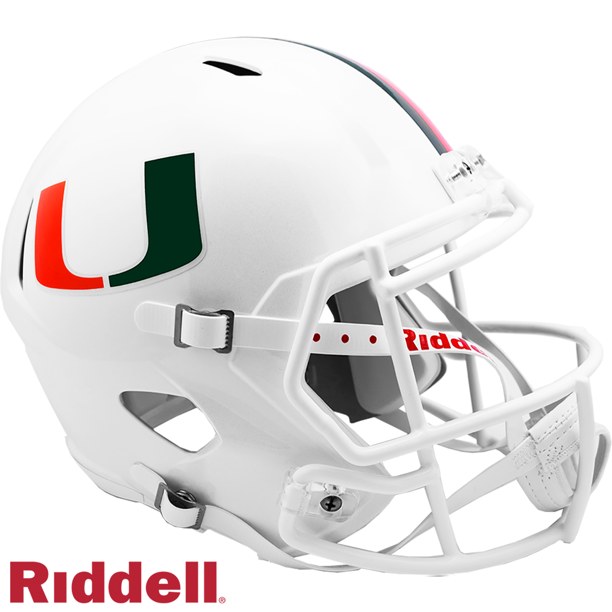 Miami Hurricanes Primary Speed F/S Replica Football Helmet