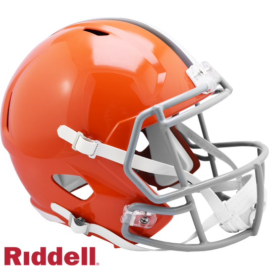 Cleveland Browns T/B (62-74) Speed F/S Replica Football Helmet (Throwback w/ Gray Face Mask)